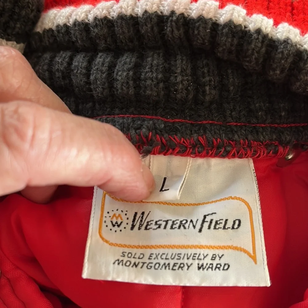 Vtg Quilted Coveralls~Snowsuit~Western Field~Montgomery Ward~Work/Insula…